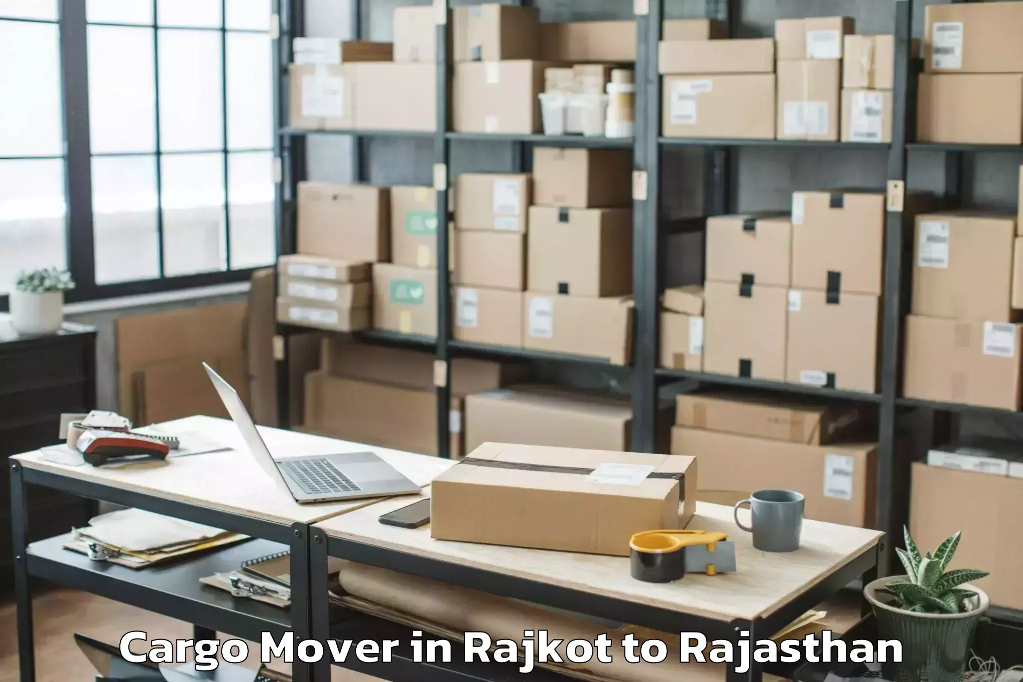 Efficient Rajkot to Abhilashi University Udaipur Cargo Mover